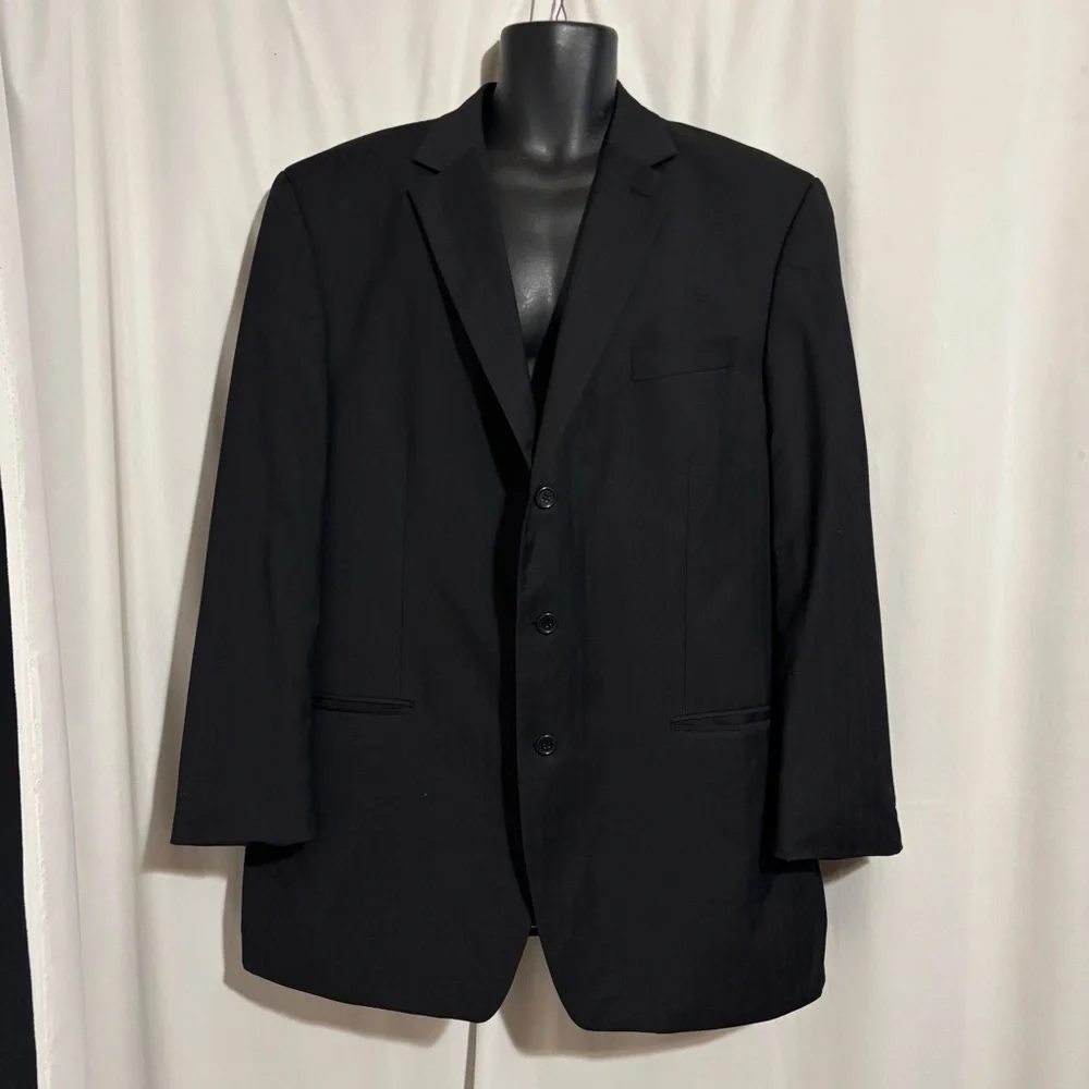 Michael Kors Wool Men’s Black Blazer Classic Business Suit Jacket Coat no size